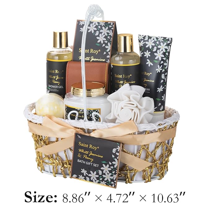 Spa Gift Basket Set for Women Men Bath and Body Gift Basket for Women Gifts Valentines Gifts Spa Gift Set for Birthday Gift Bath Spa Set Bath Kit Spa Kit Gift Set for Mothers Day Christmas