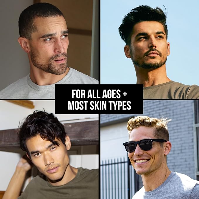 RUGGED & DAPPER - Premium Face Mask for Men - Deep Pore Cleansing Treatment - Fights Blackheads + Acne + Excess Oil - USA Made with Natural Kaolin Clay - 5.5 Oz