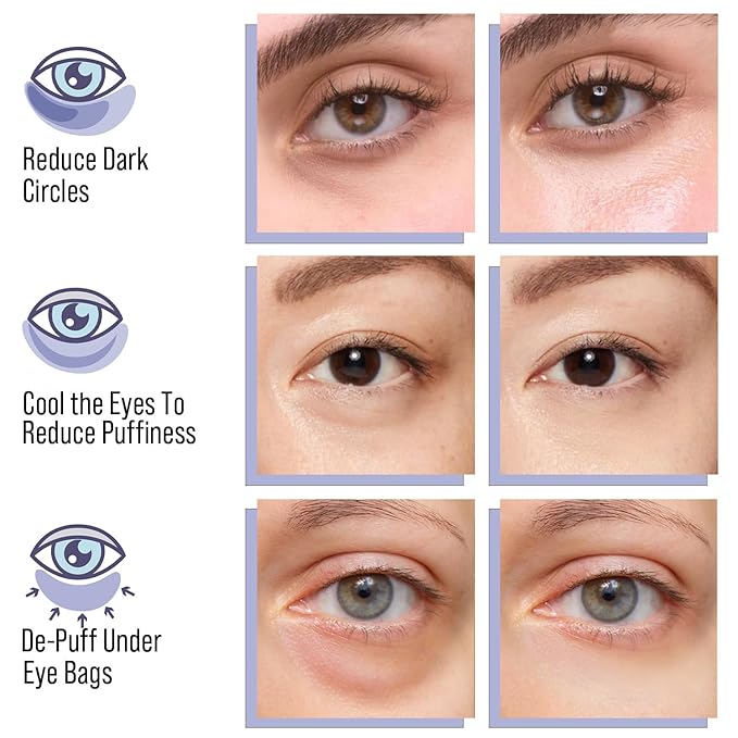 ULTIMATE HYDROGEL EYE MASK 28 Pairs Under Eye Patches, Rejuvenate Eye Area Reduce Dark Circles Puffiness, Tiredness Bags, Gel Pads Brightening, Plumps Fine Lines