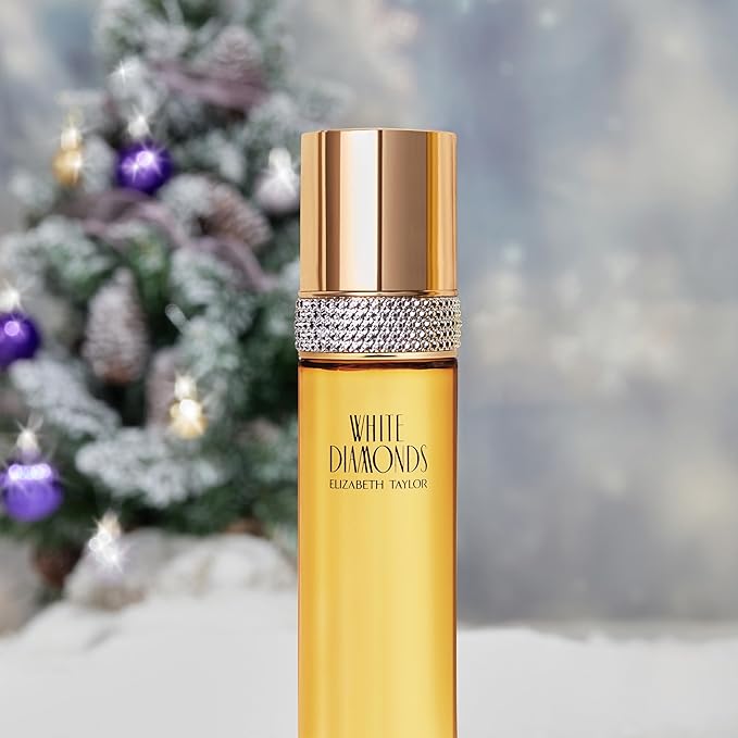 Elizabeth Taylor White Diamonds Women's Perfume, Long-Lasting Floral Fragrance for Her, Eau de Toilette EDT Spray, 0.5 fl oz