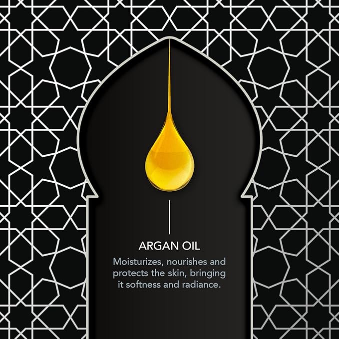 Argan Oil Beauty Gift Set for Men - Soap, Shampoo, Shower Gel, Shaving Gel, After Shave & Shaving Brush - All Skin/Hair Types - Vegan and Natural