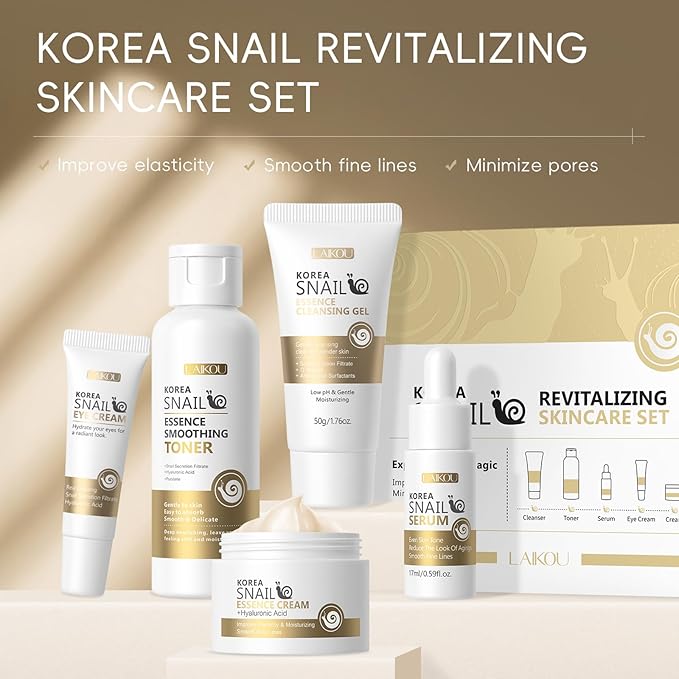 Korean Skin Care, Skin Care Set, Face Mask, Eye Mask, Lip Mask with Cleansing Gel, Toner, Eye Cream, Serum, Essence Cream for Women Teen Girls Mom Daughter Mother's Day Christmas Birthday