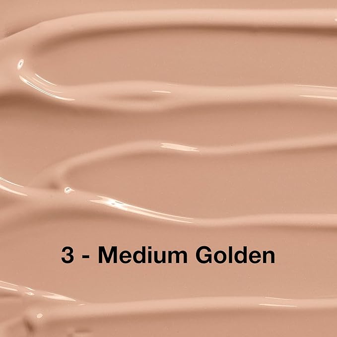 Sigma Beauty Skin Perfector – Hydrating Skin Tint Foundation for Lightweight, Buildable Coverage, With Hyaluronic Acid, Niacinamide Serum, and More (3 Medium Golden Tint, 1.12oz)