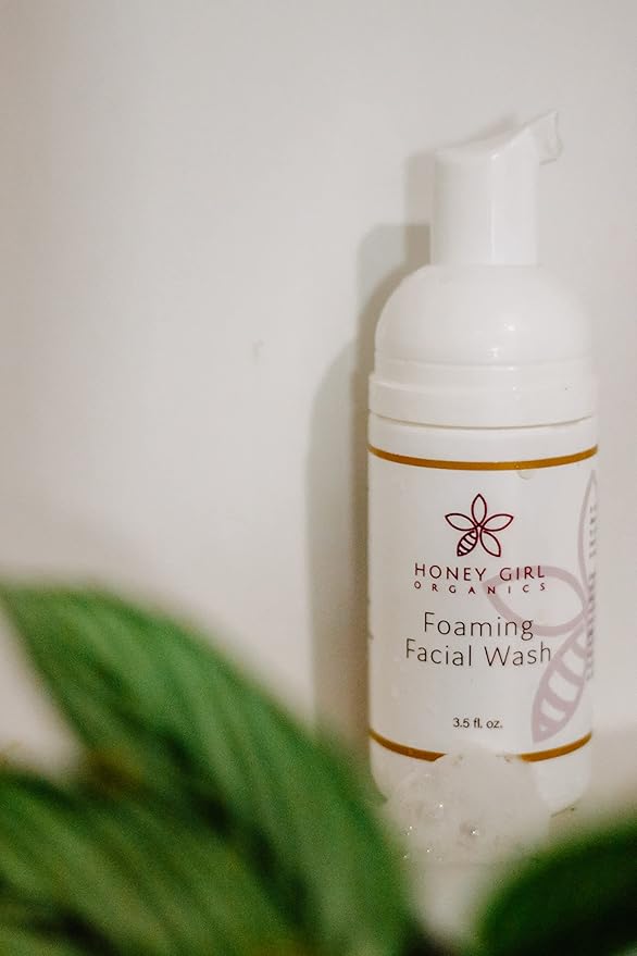 Honey Girl Organics Foaming Facial Wash, 3.5 fl oz