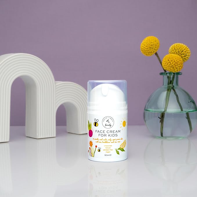 Award-Winning Kids Face Cream - Gentle & Calming Moisturizer with Natural Ingredients for Sensitive & All Skin Types - Fragrance-Free