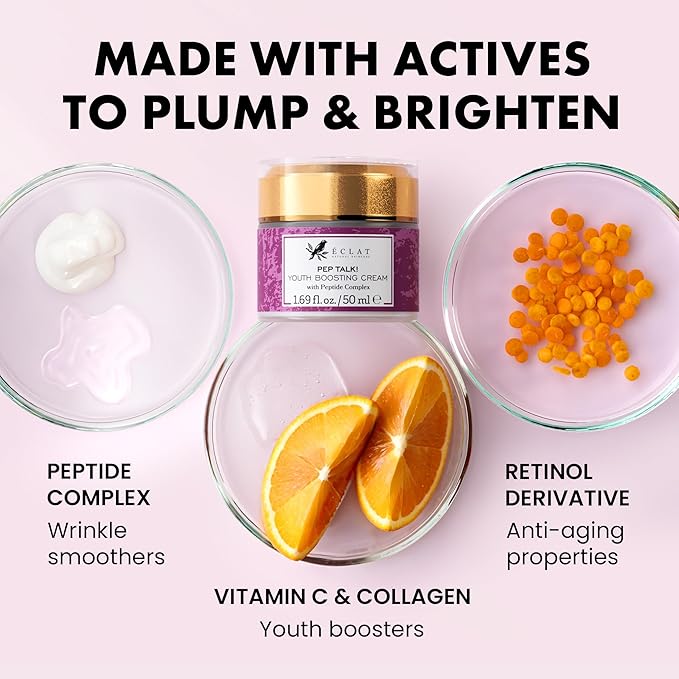 Collagen Anti Aging Face Cream with Patented Matrixyl-3000 & Argireline - 5x More Powerful w/ Pep-Boost Peptide Complex + 10 Antioxidants - Facial Wrinkle Day/Night Cream Face Moisturizer for Women