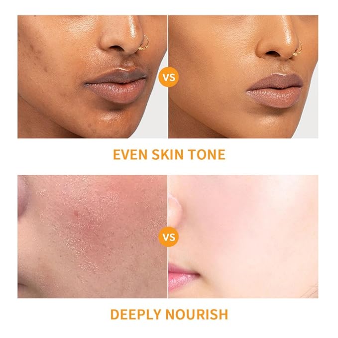 Vitamin C Skincare Set for Face - 6 Piece Kit with Cleanser, Serum, Eye Cream, Moisturizer, Sunscreen & Toner | Brightening, Hydrating & Anti-Aging | Perfect for Teens & Girls | Value Skincare Bundle