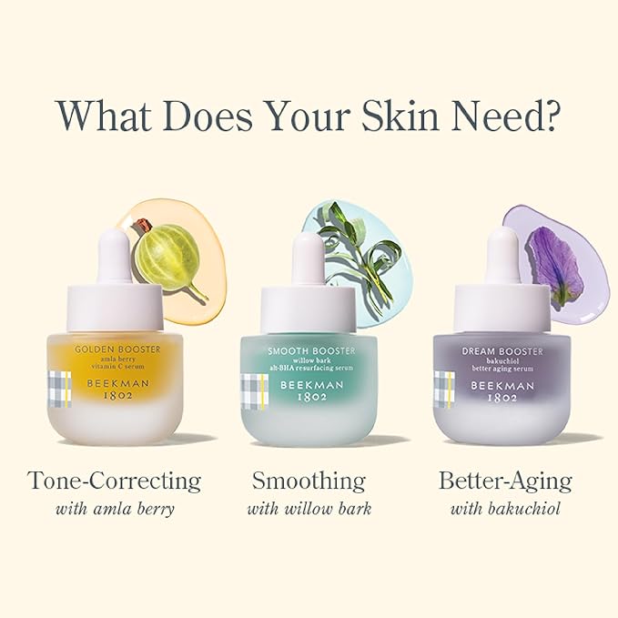 Beekman 1802 Smooth Booster Willow Bark Exfoliating Face Serum - Fragrance Free - 0.5 fl oz - Smooths Bumpy Skin, Resurfaces & Exfoliates - Good for Sensitive Skin - Vegan & Cruelty Free