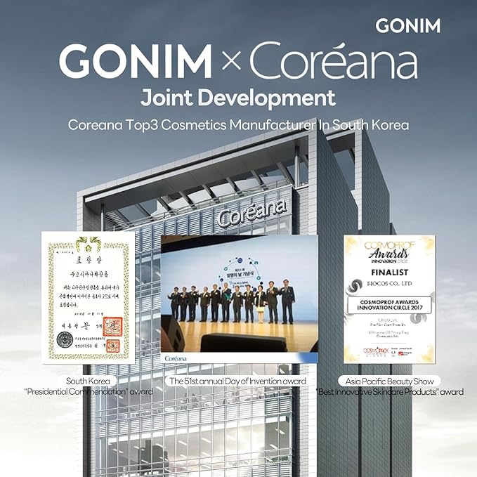 GONIM Face Mask Korean Skin Care with Hyaluronic Acid Serum, Collagen Activation, Vitamin C-Face Masks Skincare Hydration, Moisturizing Sheet Mask, Travel Essentials, Korean Face Mask 30ml x20pcs