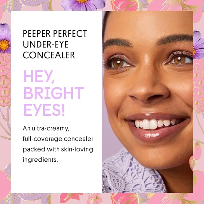 Winky Lux Peeper Perfect Under Eye Concealer, Makeup & Eye Brightener, Full Coverage Concealer for Dark Circles, Color Corrector & Eye Primer With Collagen, Hyaluronic Acid & Vitamin E (Neutral Beige)