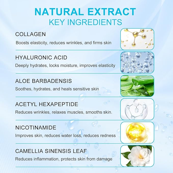 LAVONE Under Eye Patches-30 Pairs Hydrating & Anti-aging Eye Mask Skin Care for Dark Circles and Puffiness,Reduce Wrinkles,Eye Bags and Fine Lines,Eye Masks for Women and Man,with Hair Clips