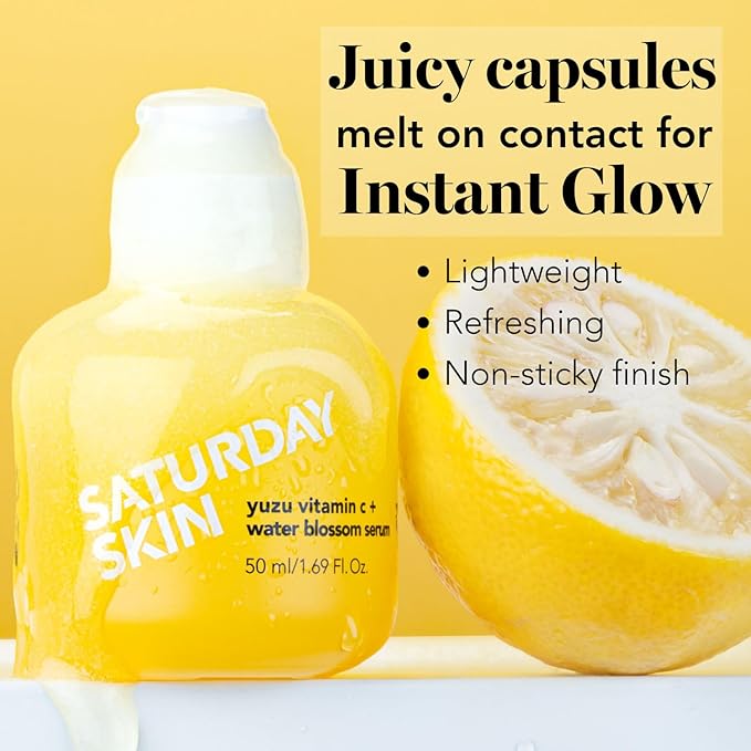 Vitamin C Serum For Face From Yuzu - Brightening Formula With Hyaluronic Acid 7 Peptide Mix And Niacinamide, Deeply Hydrate, Improve Uneven Skin Texture, Vegan, Korean Skin Care (50 ml)