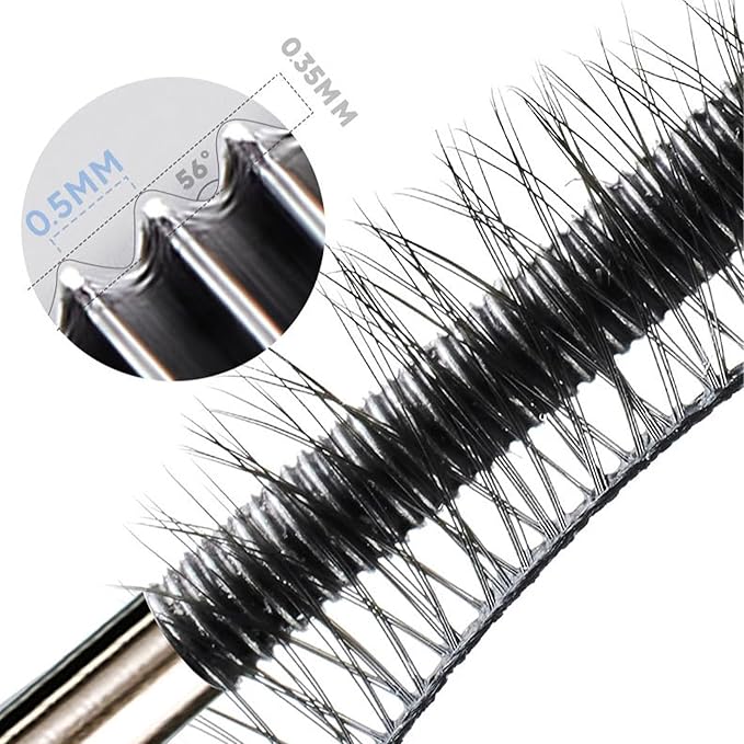 Seattle Get Mascara, Seattleget Mascara, Iron Wand Mascaras, Long Thick Curl Lash mascaras, 3D Curling Eyelash Iron Mascaras, Waterproof, Sweat-Proof, Non-smudged (Black*2)