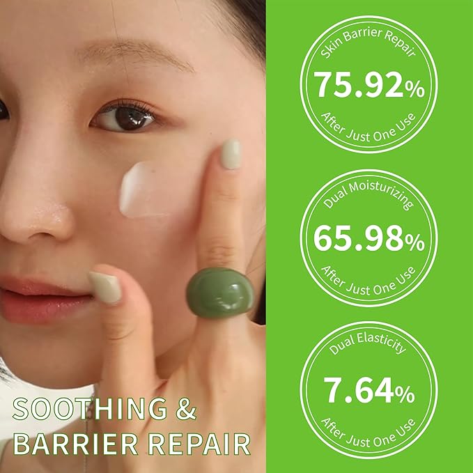 Panthenol Cream – Korean Skincare for Glass Skin with Airless Pump, 1.69oz | Hydrating Face Moisturizer with Centella Asiatica and Hyaluronic Acid | Soothing Barrier Repair Cream