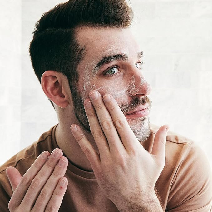 Brickell Men's Daily Defense SPF20 Face Moisturizer for Men, Natural & Organic, Zinc Oxide Face Moisturizing Mineral Sunscreen, Hydrates & Protects Skin Against Harmful UVA/B rays, 3.4oz, Unscented