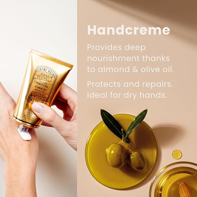 Panier des Sens - Orange Blossom Gift Set for Women - Roll On Perfume + Hand Cream + Bar Soap - Thank you, Birthday Gift for Her - Self Care Kit with 96% Natural Ingredients - Skin Care Set