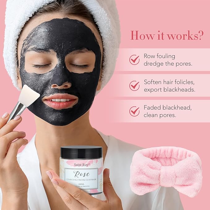 Spa Gifts for Women,10pcs Self Care Kit ROSE Scented with Facial Cleanser, Scrub Body Wash, Facial Clay Mask, Facial, Essential Oil, Birthday Gifts Skin Care Set, Mothers Day Gifts Ideas