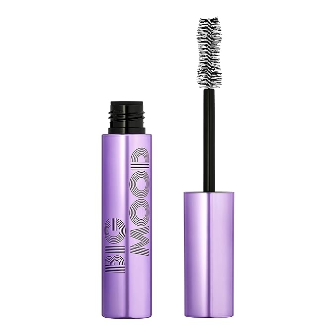 e.l.f. Big Mood Mascara, Instantly Creates Long-Lasting, Bold & Lifted, Voluminous Lashes, Infused with Jojoba Wax, Deep Brown, 0.30 fl Oz
