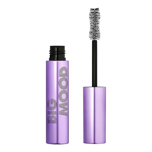 e.l.f. Big Mood Mascara, Instantly Creates Long-Lasting, Bold & Lifted, Voluminous Lashes, Infused with Jojoba Wax, Deep Brown, 0.30 fl Oz