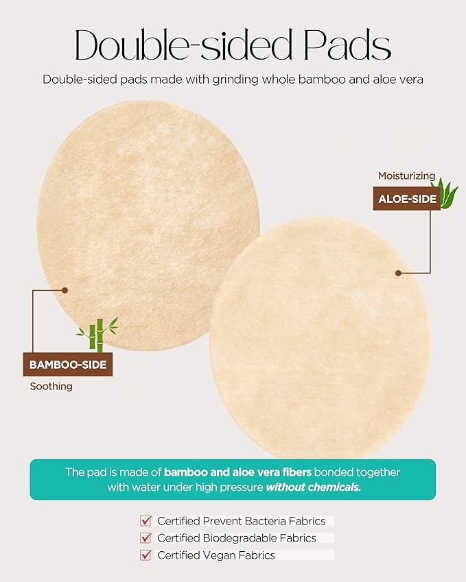 ACWELL Licorice pH Balancing Toner Pad - Vegan Cotton Pad, Double-sided Toner Pads for Blemish and Soothing Care - Korean Daily Skincare - Improves Uneven Skin Tone, 70pads, Transparent