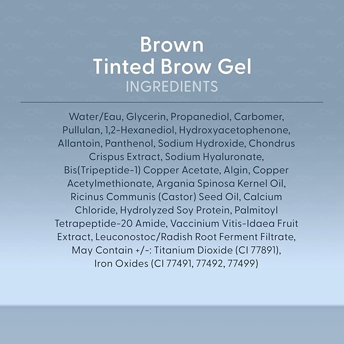 Full Brows Tinted Eyebrow Gel – Tinted Brow Gel for Fuller Eyebrows - Gentle & Safe for Sensitive Skin & Dry Eyes - Ophthalmologist Developed - Vegan, Cruelty-Free, Clean Ingredients (Brown)