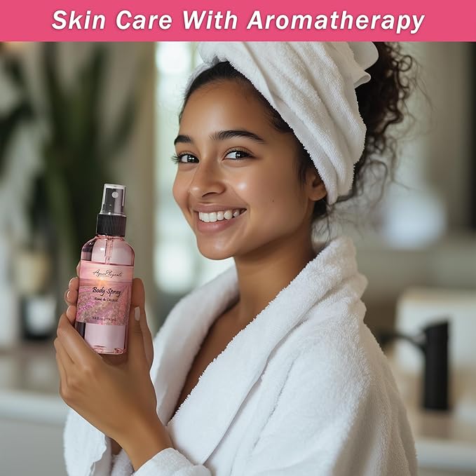 Spa Gift Baskets For Women - Luxury Bath Set With Rose Oil & Peony - Spa Kit Includes Body Wash, Bubble Bath, Lotion, Bath Salts, Body Scrub, Body Spray, Shower Puff, and Towel