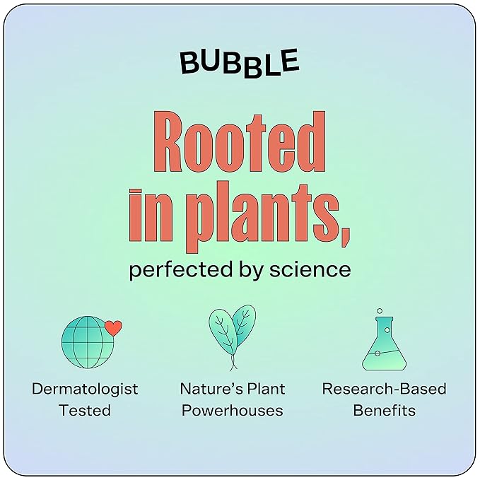 Bubble Skincare Day Dream Face Serum (30ml) + Slam Dunk Face Moisturizer for Dry Skin (50ml)