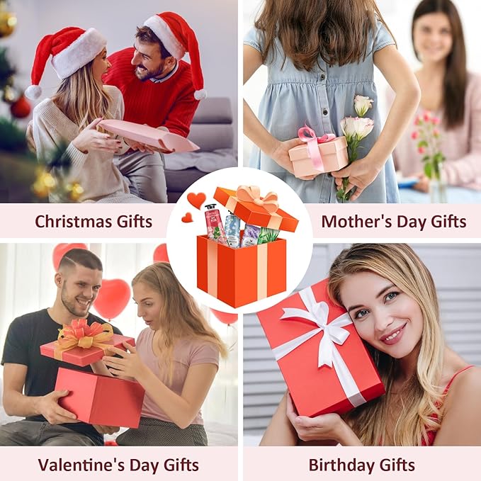 56 Pack Hand Cream Gifts Set, Stocking Stuffers for Women, Bulk Hand Lotion Travel Size for Dry Cracked Hands, Mini Hand Lotion for Christmas Gifts, Bridal Shower Favors and Small Gifts for Women