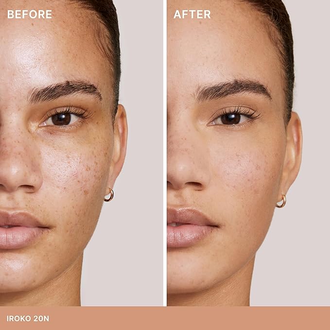 ILIA - Skin Rewind Complexion Stick - Foundation + Concealer + Skincare | Non-Toxic, Vegan, Cruelty-Free, Clean Makeup (20N - Iroko, 0.35 oz | 10 g)