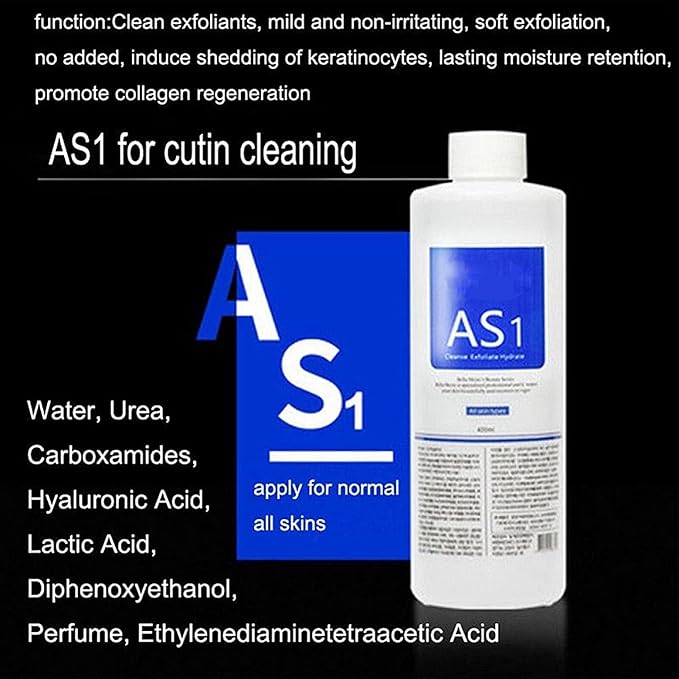 Aqua Peeling Solution AS1 SA2 AO3 facial Serum Cleaning Liquid 400ml Moisturizing Skin Care for facial machine solution
