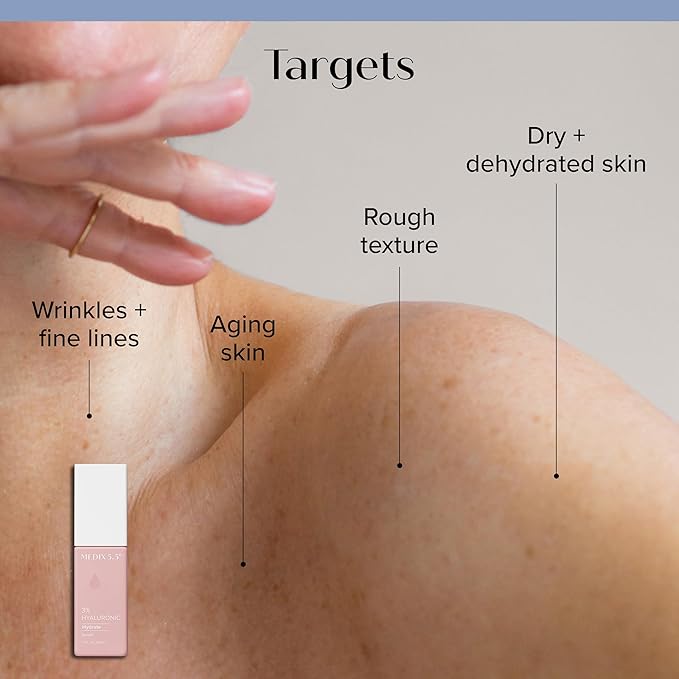 Medix 5.5 Anti Aging Body & Face Serum 3PC Bundle, 10% AHA Exfoliating Serum + 3% Hyaluronic Acid Hydrating Serum + 20% Vitamin F Oil Body Booster & Facial Serum For Daily Skin Care Routine