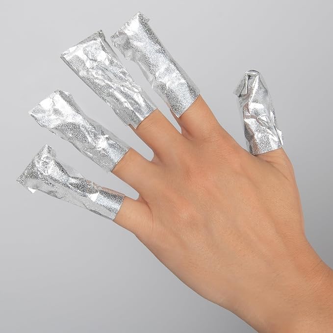 ForPro Expert Embossed Gel Polish Removal Wraps, Pre-Cut with Cotton Pad, Remove Gel Polish, Acrylics, & Nail Art, 4” L x 2.9” W, 100-Count