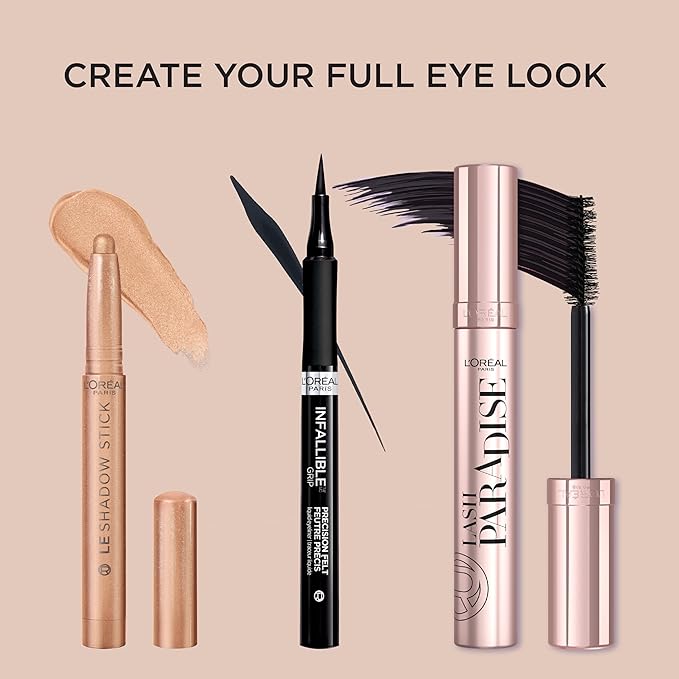 L'Oreal Paris Makeup Le Shadow Stick Eyeshadow, Blendable, Smudge-Resistant, Cream Eyeshadow, Cloudy Rose, 0.05 Oz