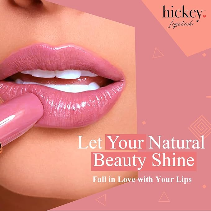 Hickey Lipstick Skinny Dip Light Pink Lipstick Refill - Long Lasting Lipstick for Women - Hydrating & Moisturizing Shade, Lip Color for Women, Gluten-Free & Vegan with Highly Pigmented