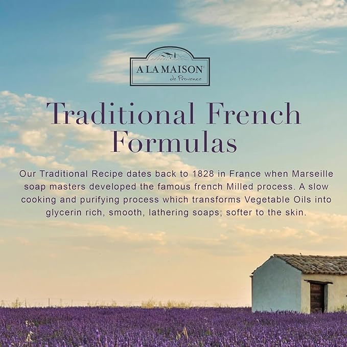 A LA MAISON French Liquid Hand Soap RefilL - Natural Hand Wash Made with Essential Oils - Biodegradable, Plant-Based, Vegan, Cruelty-Free (33.8 Fl Oz Pouch, 2 Pack, Provence Lemon)