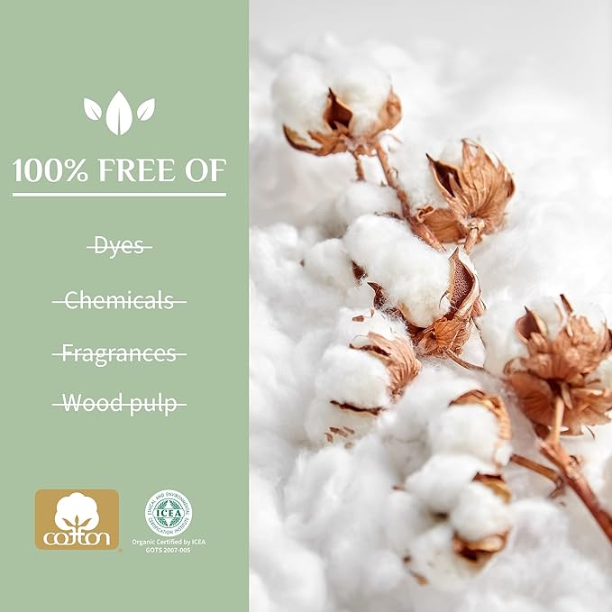 Organyc New and Improved 100% Certified Organic Cotton Inside and Out Overnight Feminine Pads, Heaviest Flow, Super Absorbency, 28 Count