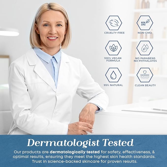 Glow Elixir Hyaluronic & Retinol Face Serum - Dermatologist Tested Anti-Aging Korean Skin Care Hydrates Firms Smooths Improves Texture Evens Skin Tone - Clean Beauty Vegan Cruelty-Free - 1.69 Fl Oz