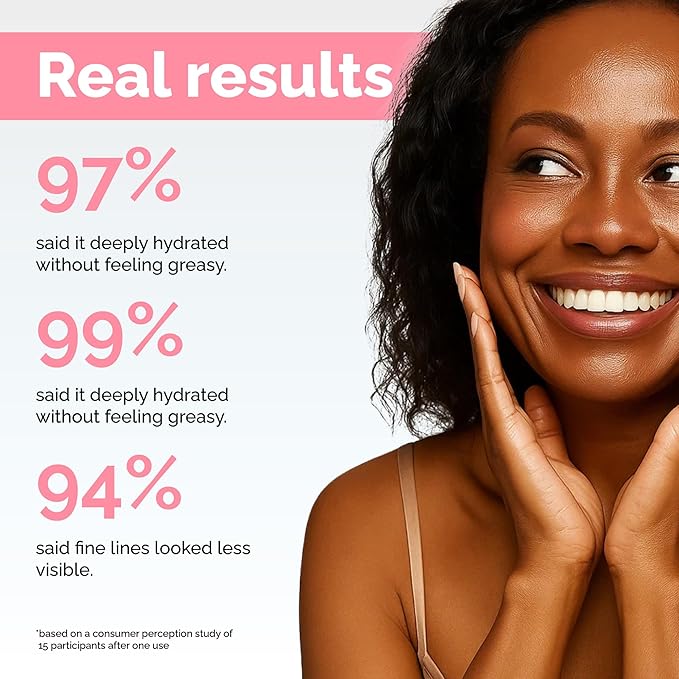 Elizabeth Mott Thank Me Later Hydrating Primer for Mature Skin – Lightweight, Gripping Face Primer for Dry, Sensitive, or Aging Skin – Smooths Texture & Hydrates with Hyaluronic Acid & Peptides, 30g