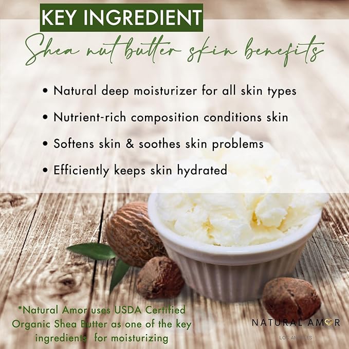 Natural Amor Organic Handmade Soap Bar Set (4 Pack), Made with Natural Ingredients, Cold Process Soap, Soap Gift Set for Women