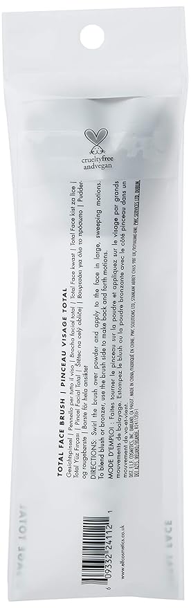 e.l.f. Cosmetics Total Face Makeup Brush for Complete Coverage and a Flawless Finish