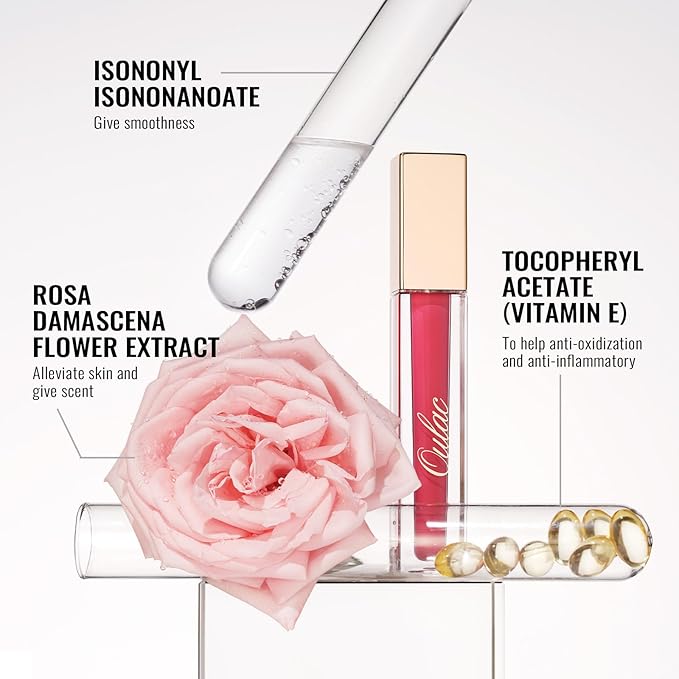 Oulac Matte Liquid Brown Lipstick for Women, Long Lasting Lipstick Waterproof Lip Stain, No Transfer, Creamy High Pigmented Formula with Rose Oil, Vegan & Cruelty-Free M27