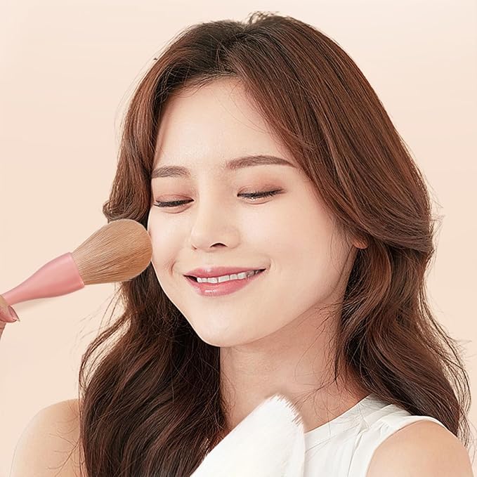 MSQ Make Up Brushes 8Pcs Makeup Brush Set Powder Brush Concealer Blending Brushes Set Stipping Brush Eyeshadow Brushes