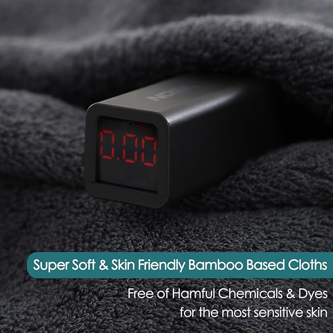 Wash Cloths 12 Pack, Super Soft and Skin Friendly Face Towel for Sensitive Skin, 10x10 inch Small Face Washcloths, Reusable Washable Makeup Remover Cloths, Easy to Rinse Grey Facial Cleansing Cloths