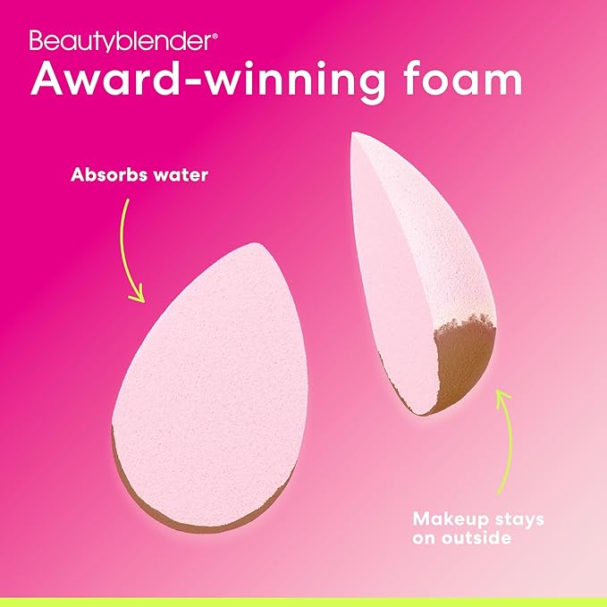 Beautyblender® | Bubble Blender Makeup Sponge | Blend Liquid Foundations, Powders and Creams | Streak Free Application | Vegan, Cruelty Free | Made in USA