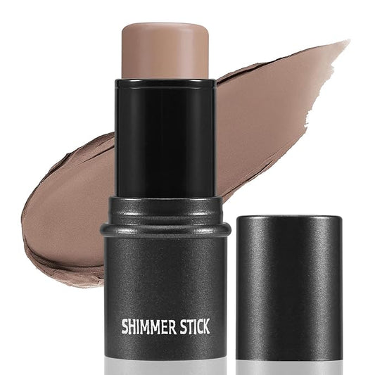 Boobeen Highlighter Makeup Stick Highlighter Bronzer Stick Glow Face Illuminator Highlight Contouring Sticks Waterproof Long-lasting