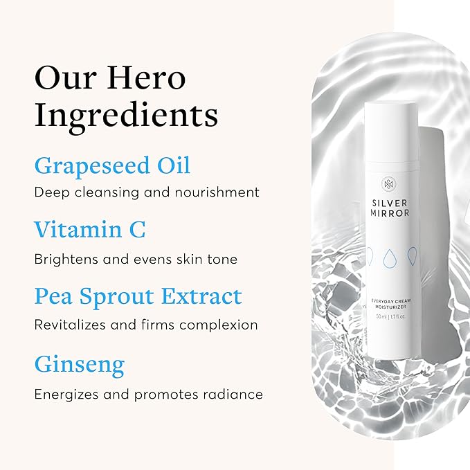 Everyday Cream Moisturizer (1.7 Fl Oz), Face Moisturizer, Long Lasting Hydration to Plump and Protect, Fast Absorbing, Face Cream for Women, for All Skin Types