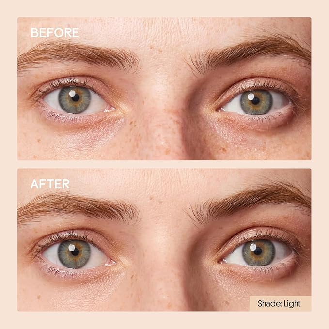 Winky Lux Peeper Perfect Under Eye Concealer, Makeup & Brightener, Full Coverage Concealer for Dark Circles, Color Corrector & Eye Primer, Collagen & Hyaluronic Acid (Deep)