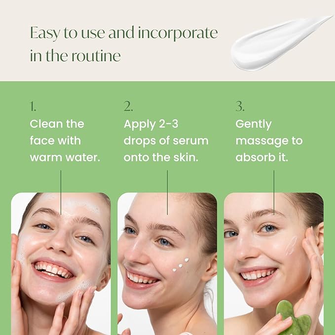 PLANTIFIQUE Korean Jojoba Oil & Hyaluronic Acid Face Massage Serum β Hydrating Anti-Aging Collagen & Niacinamide Formula β Perfect for Gua Sha Facial Massage β Gift for Men & Women