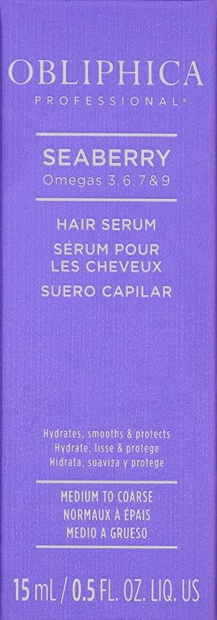 Obliphica Seaberry Medium To Coarse Travel Kit - Elevate Your Hair Care On the Go