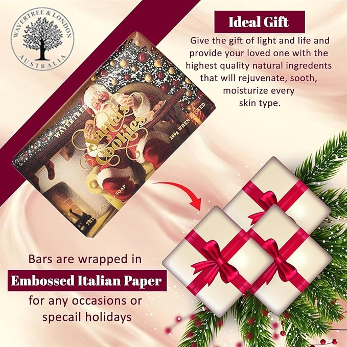 Wavertree & London Japanese Plum Scented Natural Soap (2 Bars), 7oz Moisturizing French Triple Milled Soap Bars enriched with shea butter - Pure Plant Based Bath & Body Bars for All Skin Types